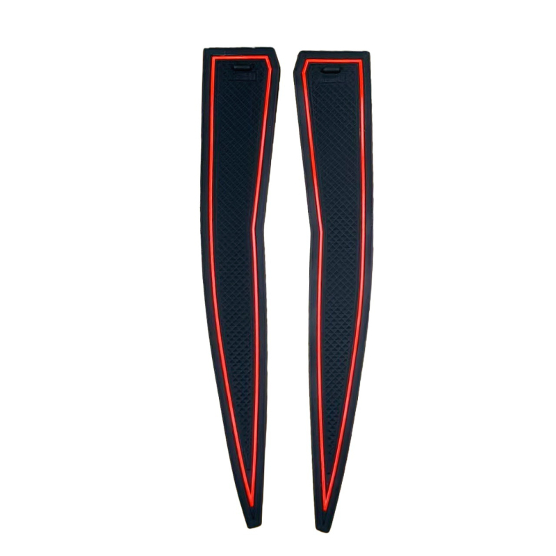 PVC autóajtó slot szőnyeg Camry 2025-höz – porvédett, csúszásmentes, karcolásmentes, belső pohártartó párna; testreszabható és logónyomtatási lehetőség; Márka: Rfs