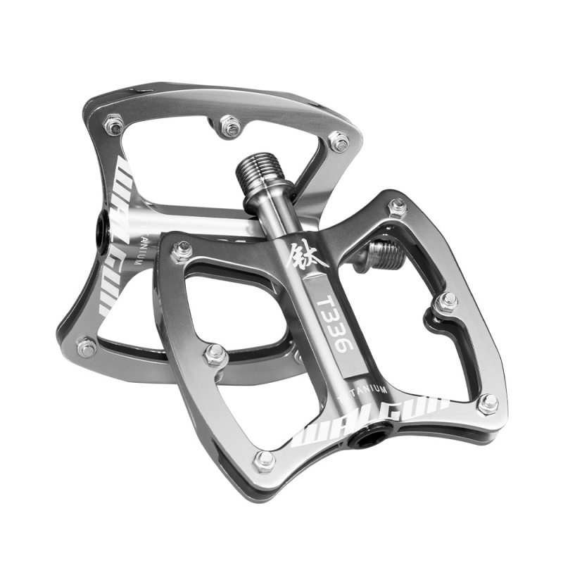 Peda za bicikl, ravne pedale, Walgun Wg-t336, aluminijska legura, za MTB i cestovne bicikle.