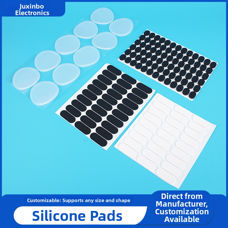 Silikónové tesnenie, kruhová samolepiaca podložka, protišmyková a tlmiaca funkcia