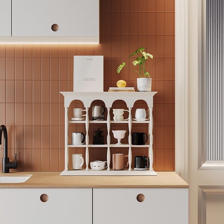 Suport pentru căni din lemn, montat pe perete, stil nordic simplu, lansare toamna 2020.