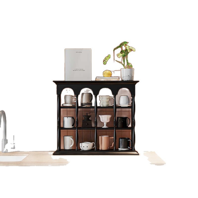 Suport pentru căni din lemn, montat pe perete, stil nordic simplu, lansare toamna 2020.