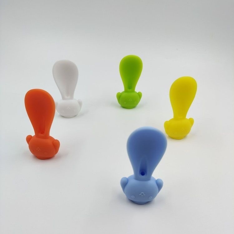 Wy kūdikių silikoninis košelės šaukštelis su saugojimo dėžute – maitinimo priemonė nuo 6 mėnesių