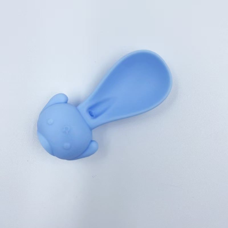 Wy kūdikių silikoninis košelės šaukštelis su saugojimo dėžute – maitinimo priemonė nuo 6 mėnesių
