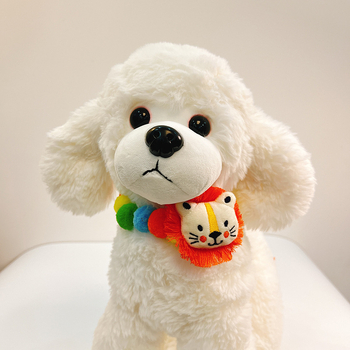 Ogrlica za kućne ljubimce s plišanim kugličnim ukrasom | Crtani stil | Materijal: elastična užad od pliša | Marka: Xinyan beibei | Univerzalna kompatibilnost