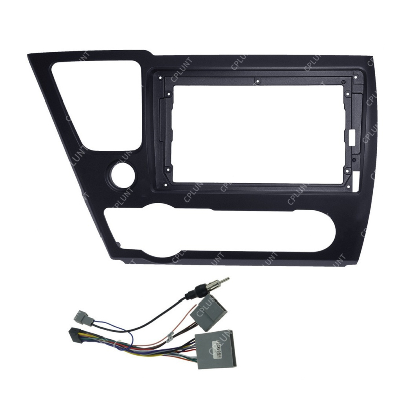 Android 9 hüvelykes navigációs keret Honda Civic US verzióhoz (2013–2017), ABS+PC anyag, tömeg 1 kg.