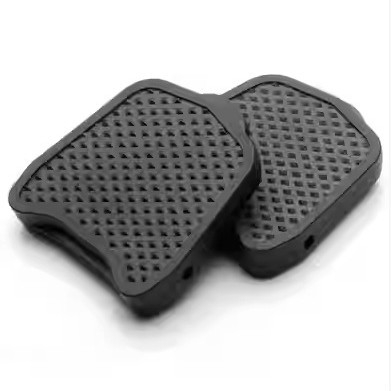 Convertor pentru pedale anti-derapare pentru bicicletă de șosea, către pedale plate; corp din nylon, set de 2, compatibil SPD Shimano și LOOK Keo