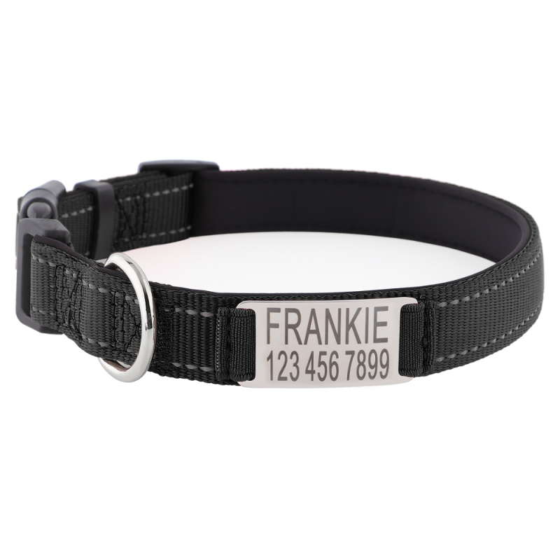 Personalizirana najlonska ogrlica za psa i vodilica – prilagodljiv dizajn, Instagram stil, za pse