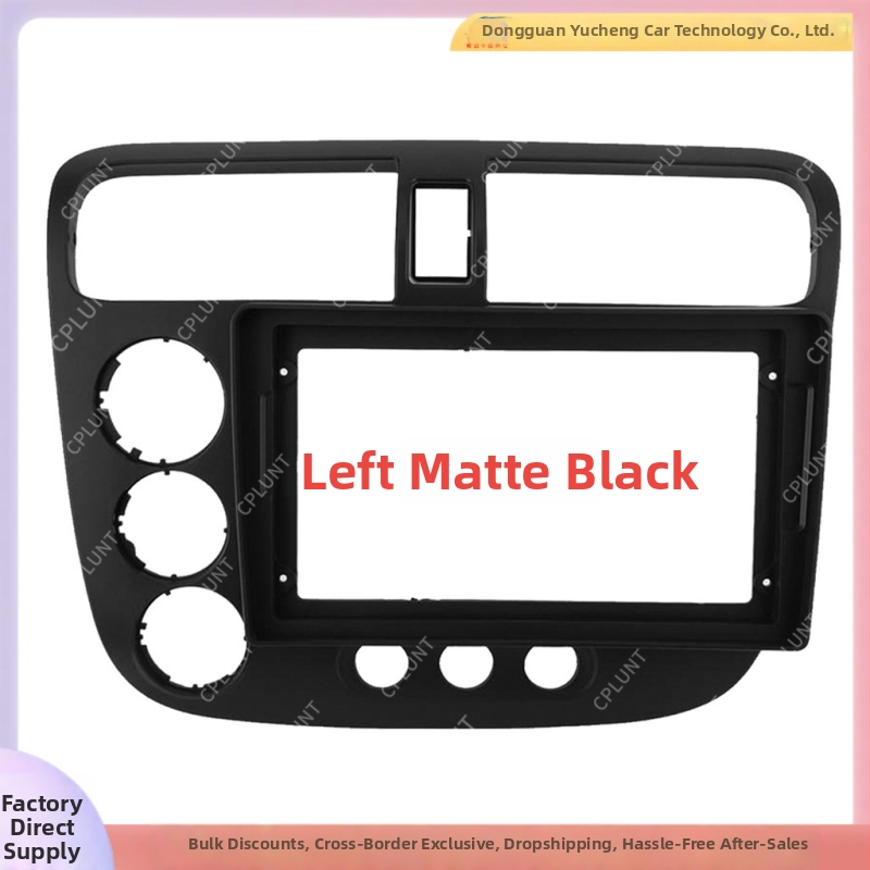 Android navigačný rám pre Honda Civic CF4 (2001–2005) – ABS+PC, hmotnosť 1 kg, nastaviteľný rám