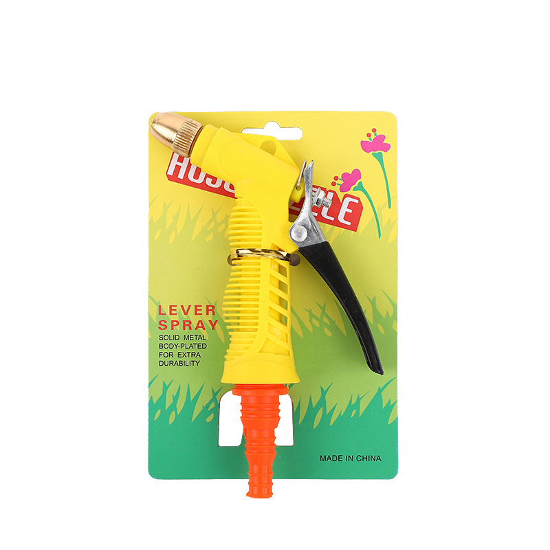 Пластмасова домашна водна пръскачка за миене на автомобили с ABS глава и PP дръжка, разстояние на пръскане 10, водно налягане 1.0 MPa