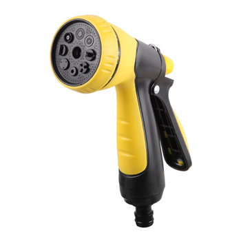 Градински комплект дюзи за водна пушка с 8 функции — ABS глава и ABS дръжка; подходящ за миене на коли и поливане на градина; 0.2 MPa