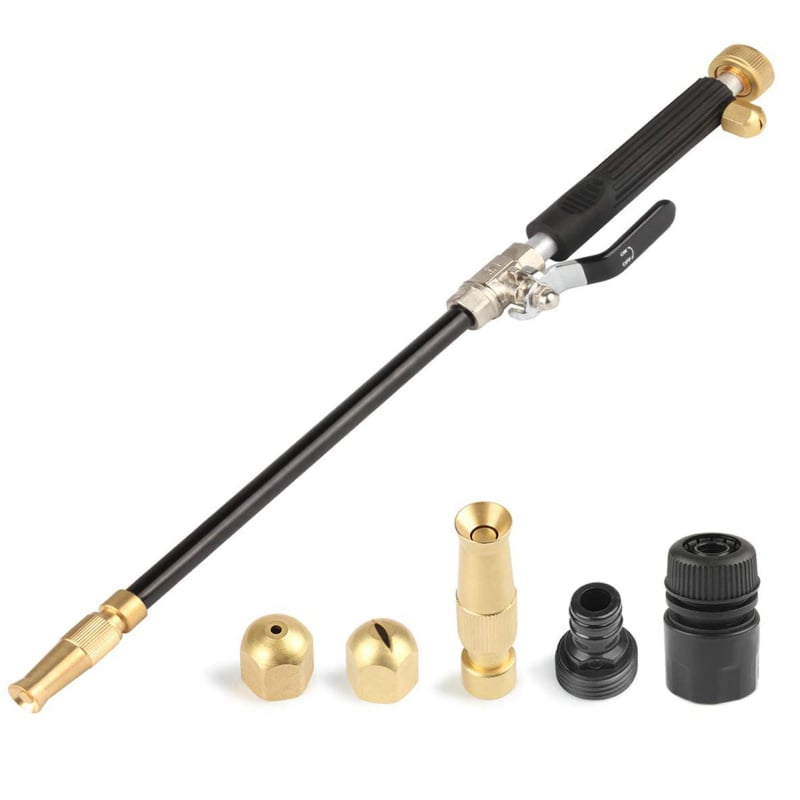 Високонапорен регулирем пистолет за миене на автомобили и поливане на градина – модел RT-20200819, тегло 0.39 кг