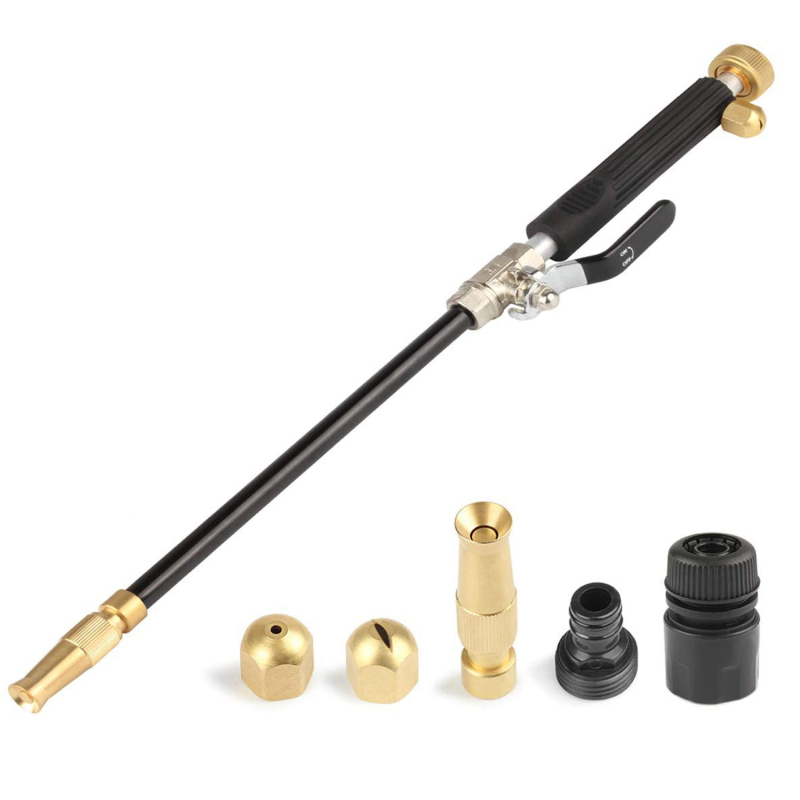 Високонапорен регулирем пистолет за миене на автомобили и поливане на градина – модел RT-20200819, тегло 0.39 кг