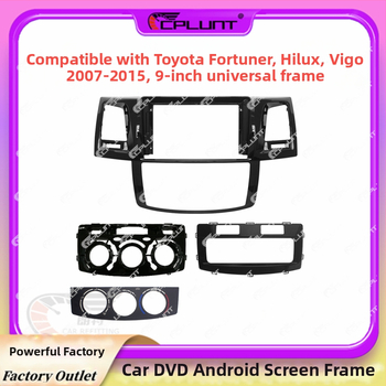 Sada rámčeka predného panelu pre DVD do auta pre Toyota Fortuner, Hilux, Runner (VOGO) – ABS+PC