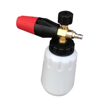 Пистолет за пяна за автомивка с керамична глава и неръждаема стомана; ръкохватка от инженерна пластмаса; налягане 1–300 MPa; разстояние на пръскане 5–15