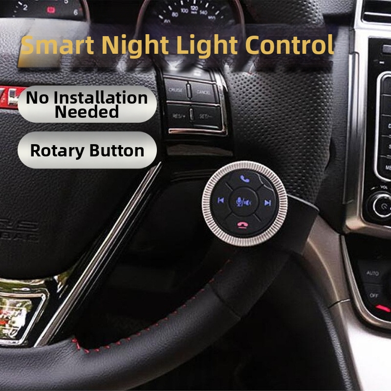 Kormánykerék módosított gomb – ABS+szilikon szerkezet, semleges márka