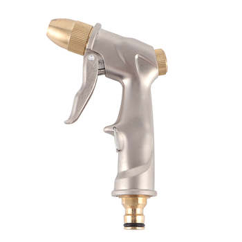 Високонапорен воден пистолет за дома и почистване на автомобили, глава от цинкова сплав и мед, ръкохватка от цинкова сплав, разстояние на пръскане 13, водно налягане 8