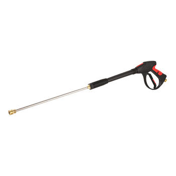 Многофункционална високонапорна водоструйка за автомобиl и градина с М22 керамичен клапан, удължителна пръчка и набор дюзи, 4000 PSI, мед, нейлон и неръждаема стомана