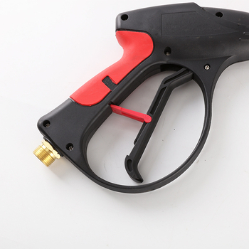 Многофункционална високонапорна водоструйка за автомобиl и градина с М22 керамичен клапан, удължителна пръчка и набор дюзи, 4000 PSI, мед, нейлон и неръждаема стомана