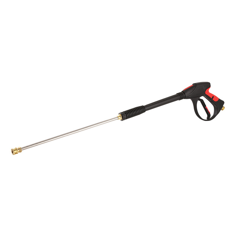 Многофункционална високонапорна водоструйка за автомобиl и градина с М22 керамичен клапан, удължителна пръчка и набор дюзи, 4000 PSI, мед, нейлон и неръждаема стомана