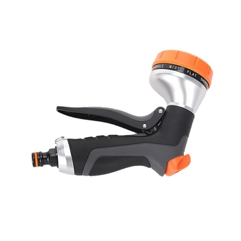 Многофункционално градинско водно оръдие за поливане, 10 функции, предно управление, голяма глава, за поливане на цветя и измиване на автомобили