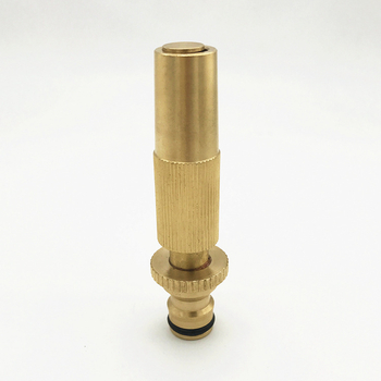 Pistol de grădină din alamă cu duză reglabilă învârtitoare — presiune înaltă pentru udarea florilor, irigații în grădină și spălarea mașinii