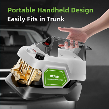 Domáce vysokotlaké zariadenie na umývanie áut — nominálny výkon 1800W / špičkový 3200W, 220V, maximálny tlak 100 bar, maximálny prietok 12 L/min
