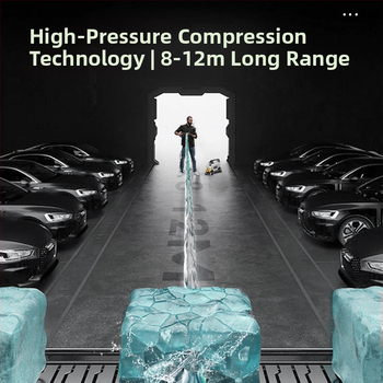 Domáce vysokotlaké zariadenie na umývanie áut — nominálny výkon 1800W / špičkový 3200W, 220V, maximálny tlak 100 bar, maximálny prietok 12 L/min