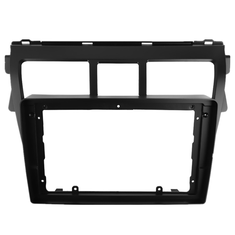 9 hüvelykes középkonzol navigációs DVD keret Toyota Vioshoz (2008–2013), Yufa gyártótól, ABS+PC anyag