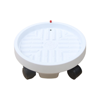 Podloga za lonce s kotačićima – okrugla plastična baza s posudom za vodu, čvrsta i izdržljiva