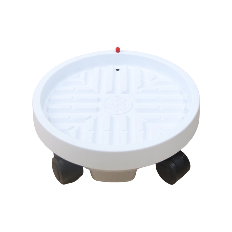 Podloga za lonce s kotačićima – okrugla plastična baza s posudom za vodu, čvrsta i izdržljiva