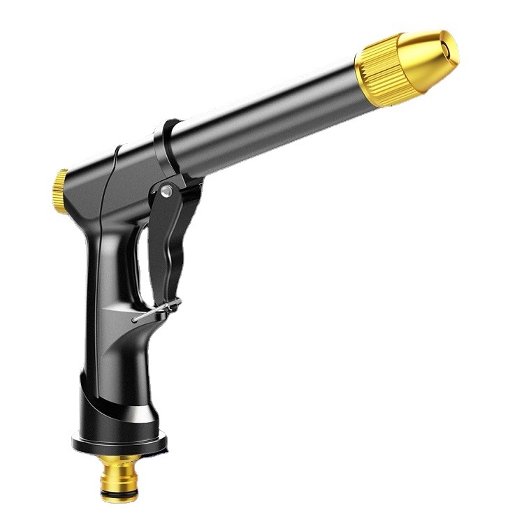 3x Телескопична пръскачка за високо налягане с алуминиева глава и дръжка — обхват на пръскане 5–8 м, за почистване на растения, домашно измиване на автомобили и поливане на градина