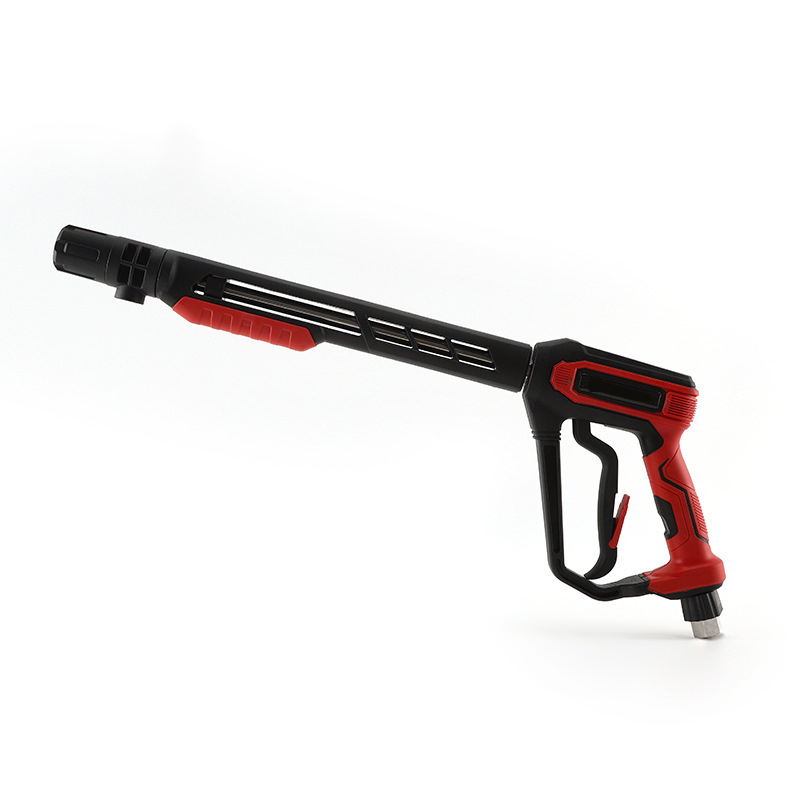 Пистолет за високо налягане за миене на автомобили – медна глава, 350 кг налягане, обхват до 10 м, тегло 1,9 кг