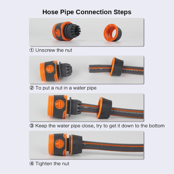 PVC σωλήνας νερού κήπου για οικιακό πλύσιμο αυτοκινήτων, ανθεκτικός σε θερμοκρασίες έως 50°C, υψηλής πίεσης, βάρος 200 g, ιδανικός για πότισμα κήπων