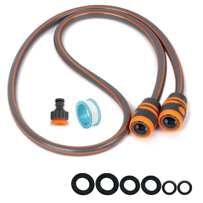 PVC σωλήνας νερού κήπου για οικιακό πλύσιμο αυτοκινήτων, ανθεκτικός σε θερμοκρασίες έως 50°C, υψηλής πίεσης, βάρος 200 g, ιδανικός για πότισμα κήπων