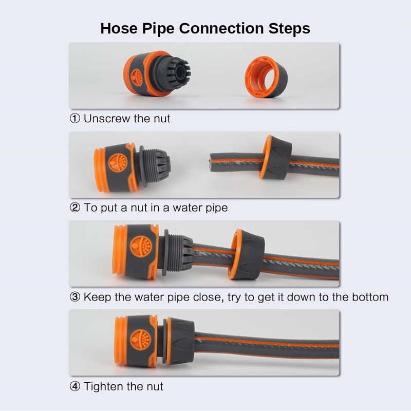 PVC σωλήνας νερού κήπου για οικιακό πλύσιμο αυτοκινήτων, ανθεκτικός σε θερμοκρασίες έως 50°C, υψηλής πίεσης, βάρος 200 g, ιδανικός για πότισμα κήπων