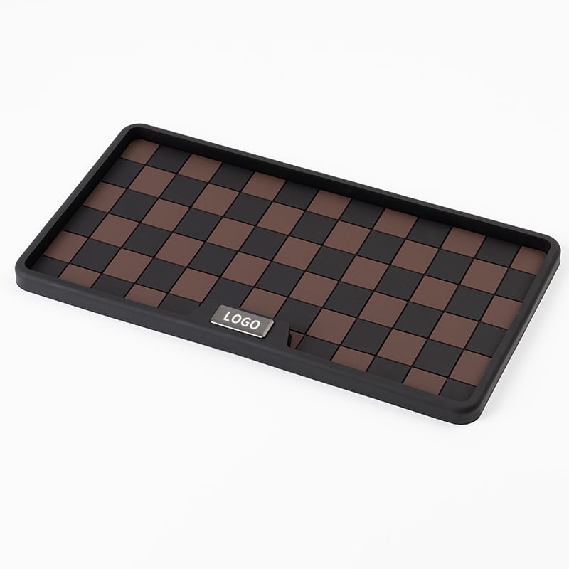 Covoraș antifrictiv auto cu suport pentru telefon în consola centrală, din silicon, rezistent la temperaturi înalte și protecție împotriva soarelui