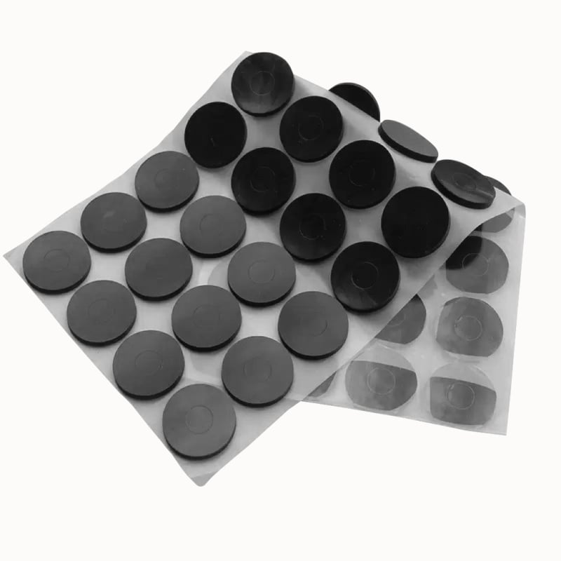 Pad circular autoadeziv din silicon pentru picioarele mobilierului — anti-derapant, absorbant de șocuri; potrivit pentru picioarele meselor, scaunelor și lămpilor de birou; personalizabil / etichetă privată disponibilă