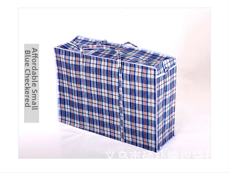 Plastová tkaná taška s mriežkovým vzorom — Materiál: plast; Vzor: mriežka; Dizajn: sieťový vzor