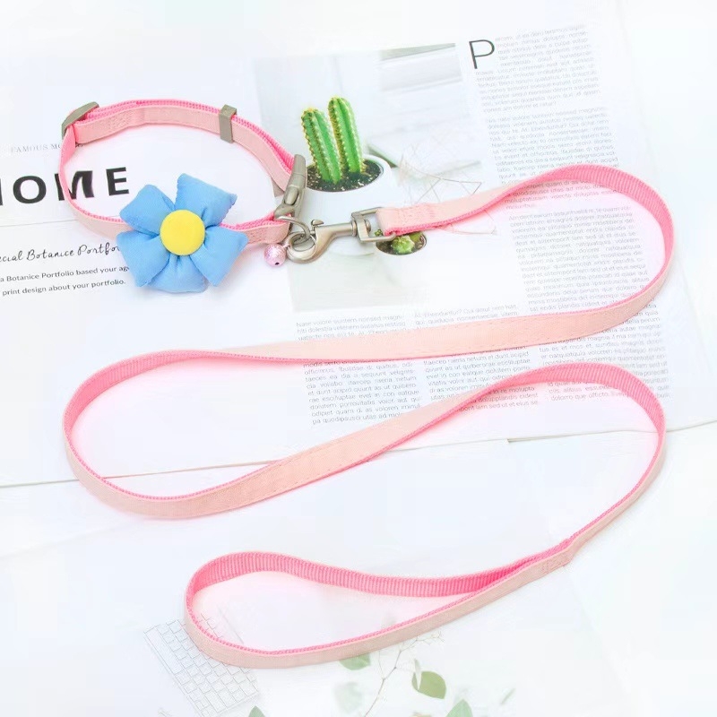 Zichen set za pse: ogrlica i povodac od poliester-pamuka, casual stil, za sve sezone