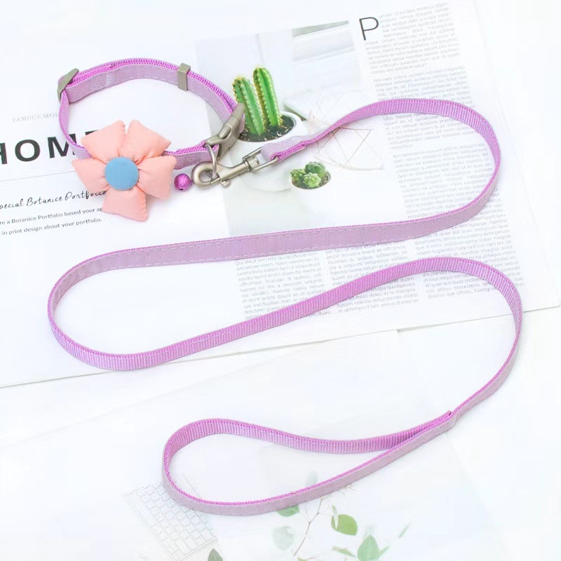 Zichen set za pse: ogrlica i povodac od poliester-pamuka, casual stil, za sve sezone