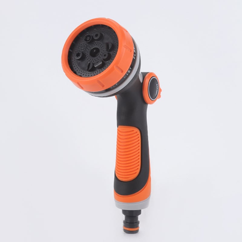 Pistol de apă portabil, acționat cu degetul mare, 10 funcții, presiune înaltă, pentru udare în grădină și spălarea mașinii
