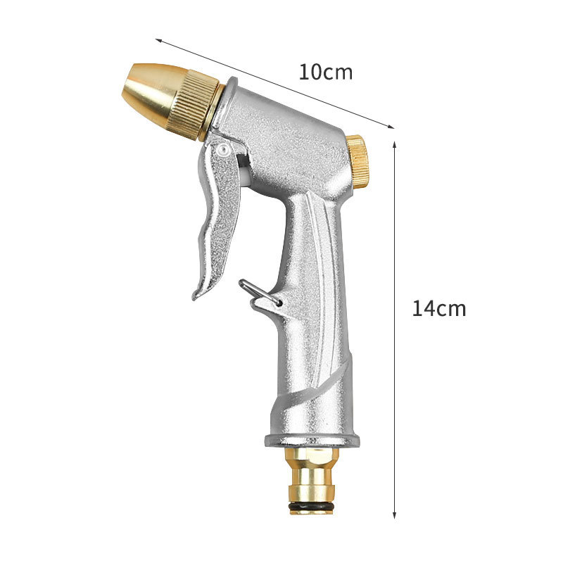 Nuojia pistolă metalică de apă cu presiune înaltă pentru spălarea mașinii, irigarea grădinii și clătirea podelei
