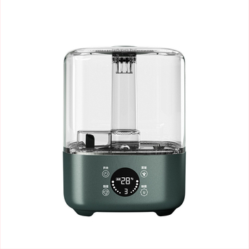 Meleg köddel működő párásító nagyobb helyiségekhez, tartály 4,1–6,0 L, 41–60 m² lefedettség, sterilizálás, csendes üzem 36 dB alatt, időzítő 2–8 óra