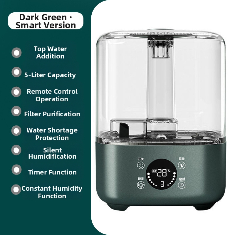 Meleg köddel működő párásító nagyobb helyiségekhez, tartály 4,1–6,0 L, 41–60 m² lefedettség, sterilizálás, csendes üzem 36 dB alatt, időzítő 2–8 óra