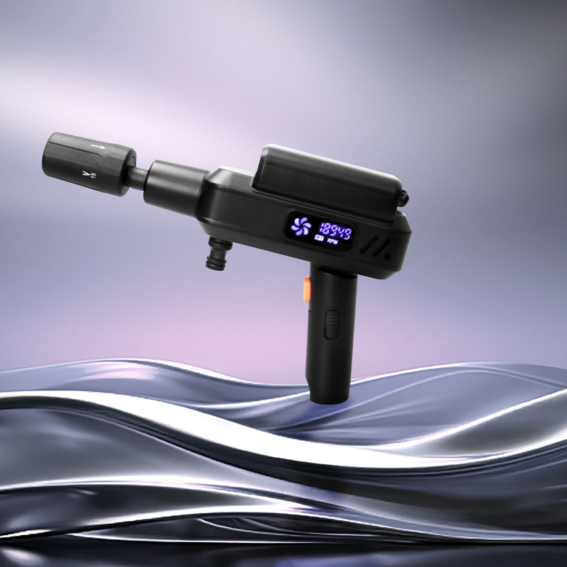 Pistol portabil fără fir pentru spălarea mașinilor (baterie litiu, putere înaltă, presiune înaltă, model ka-02)