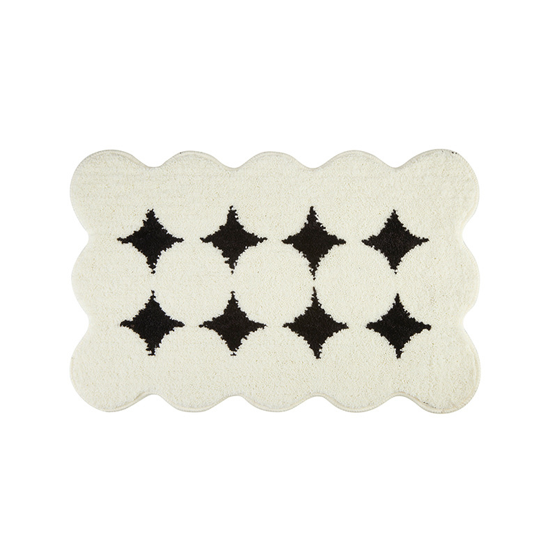 Kupaonski podmetač u obliku izvanzemljaka, vlakna od poliestera, flokiranje i strojno pletenje, jednostavan ili geometrijski uzorak, strojno pranje