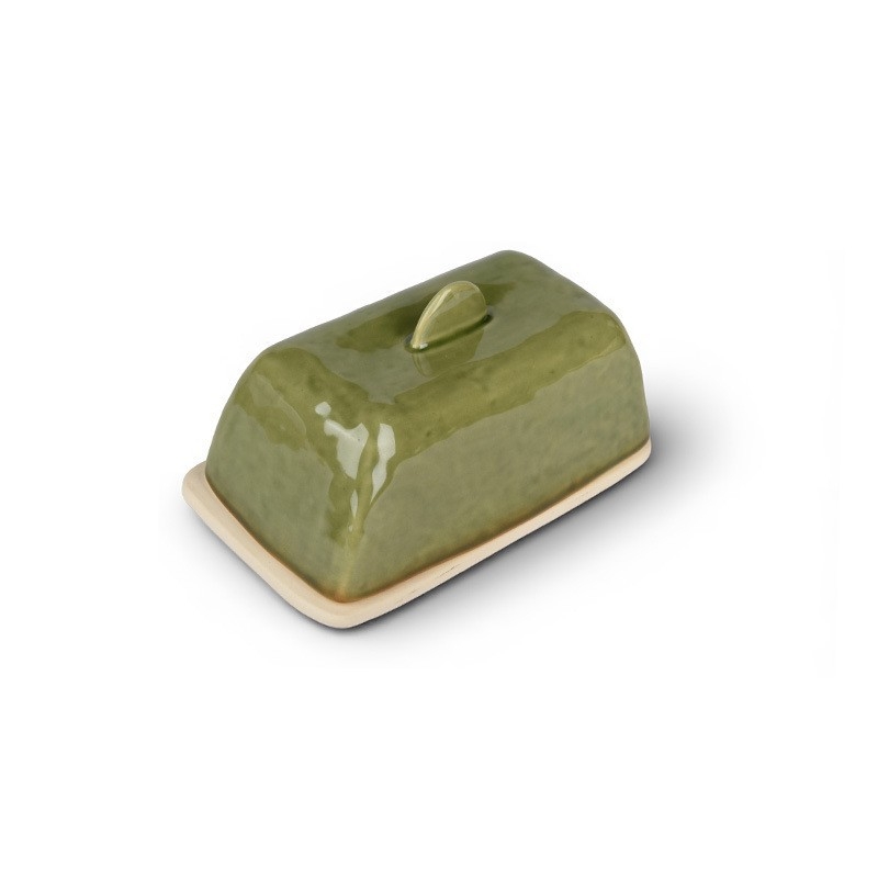 Kaikaier керамична кутия за масло с капак, квадратна форма, ретро скандинавски стил, персонализиране