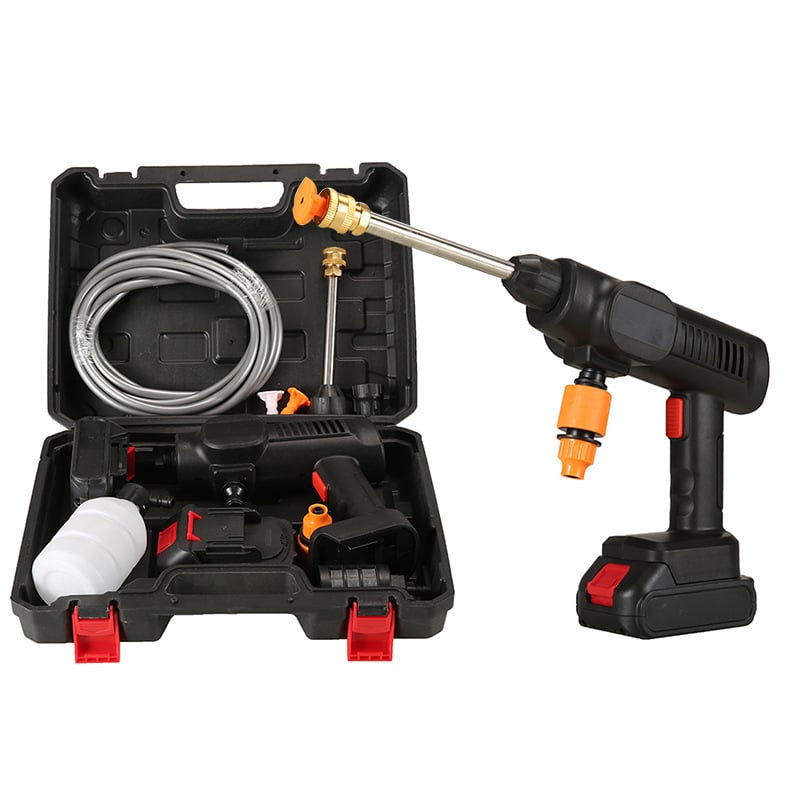 Pistol de spălat auto - fără fir, reîncărcabil, presiune înaltă, cu baterie de litiu, pentru grădină