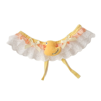 Állat szájkendő - Cartoon rácsmintás, poliészter, hímzett nyakkendő kutyáknak és macskáknak