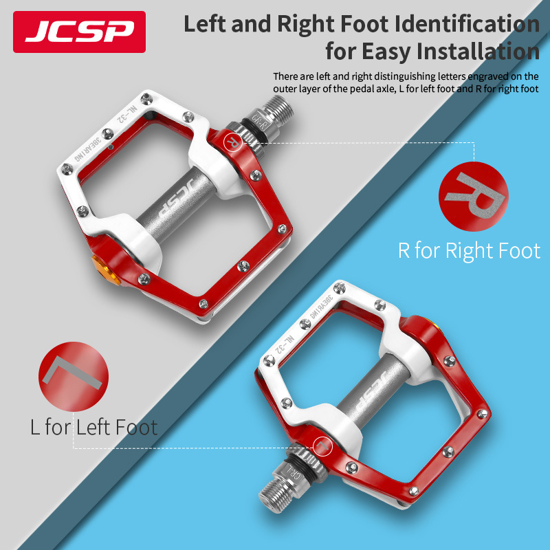 Kerékpár pedálok háromcsapágyas kivitelben – út- és hegyi kerékpárokhoz, alumíniumötvözet, testreszabható